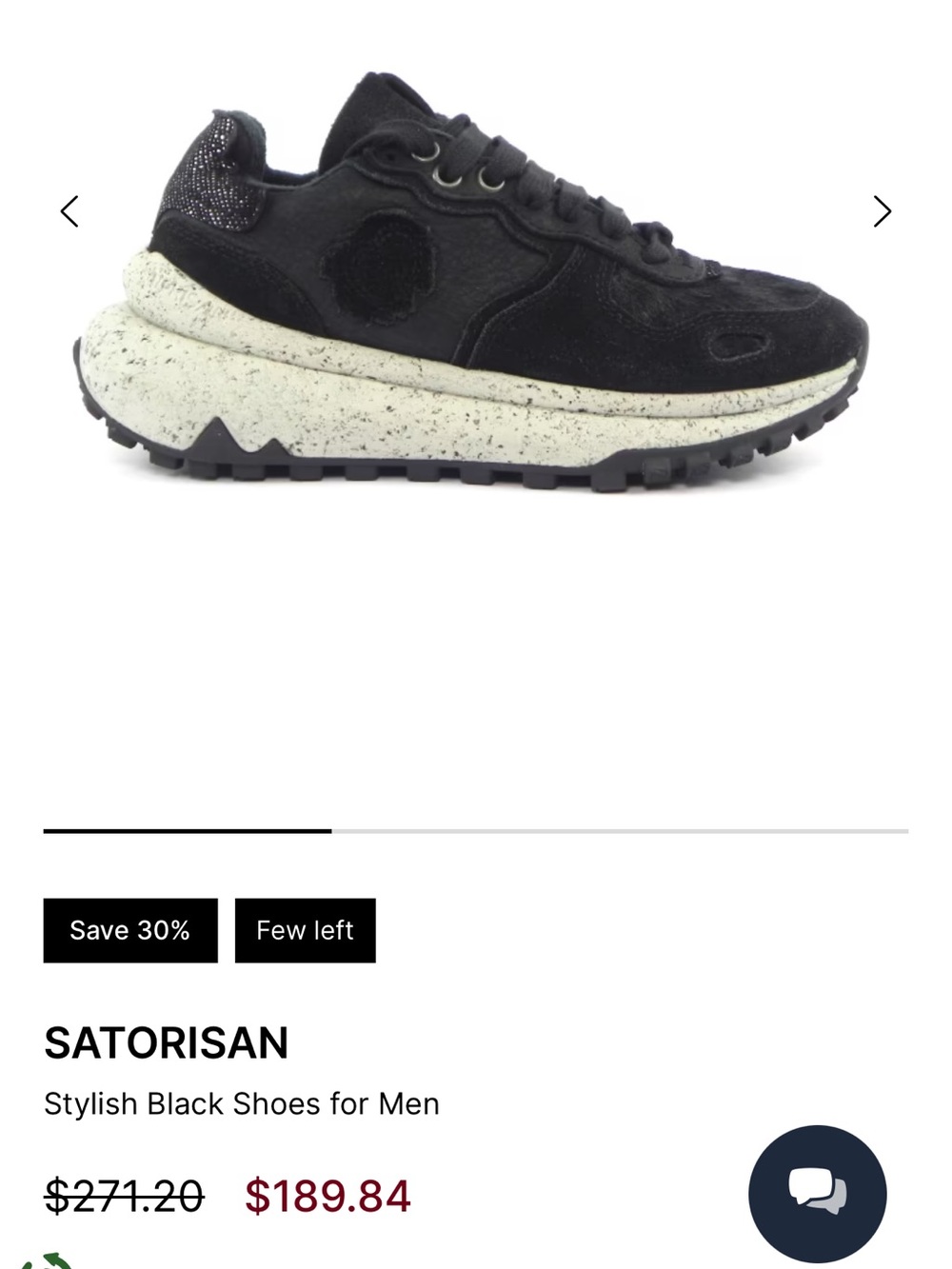 Women’s Black Suede Platform Sneakers with Speckled Cream Sole
